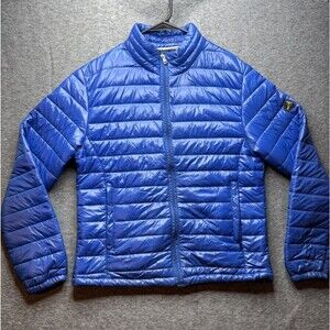 Spire Full-Zip Long Sleeve Quilted Waterproof Puffer Hooded Bubble Jacket XL